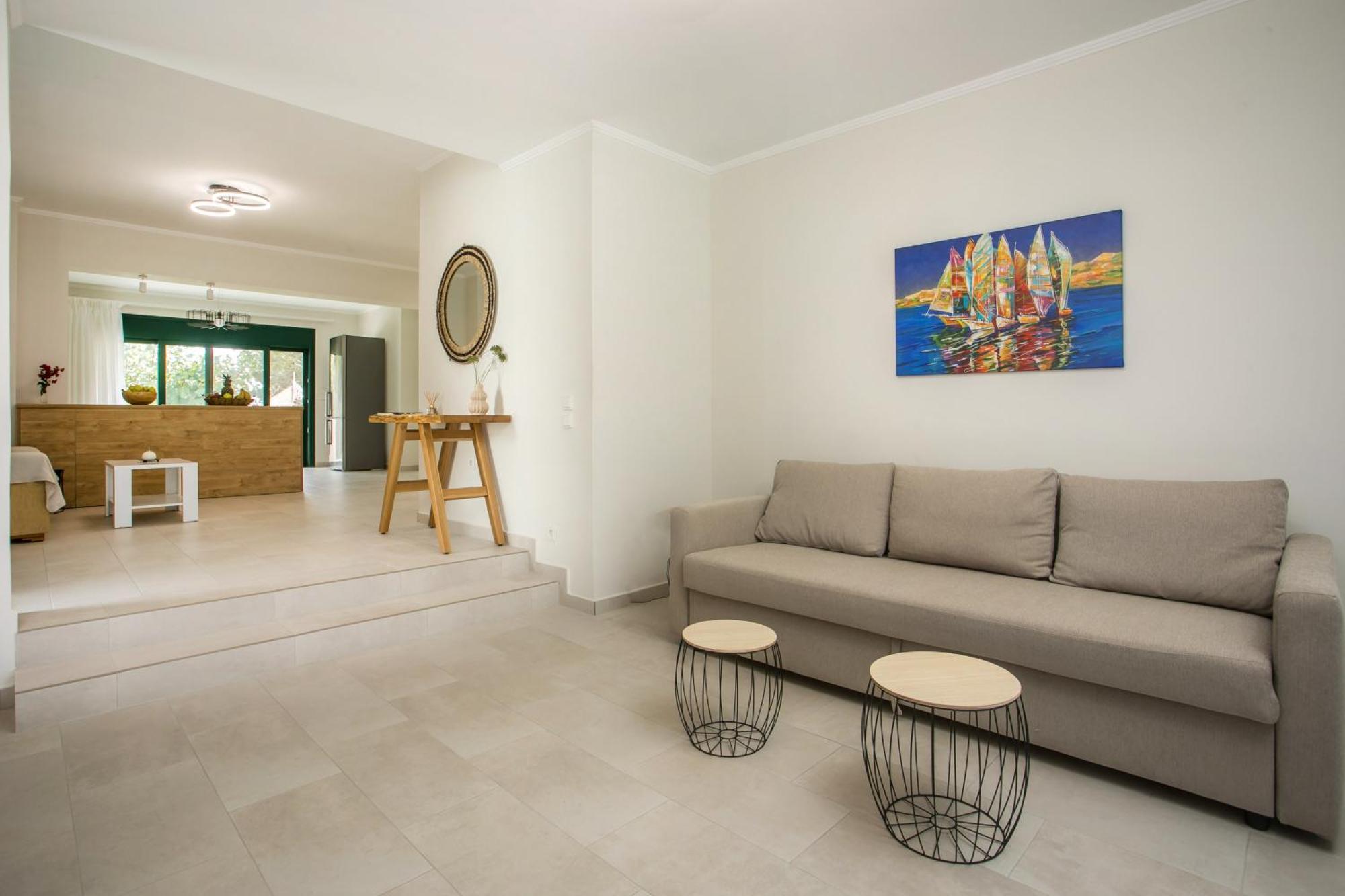 Beachfront Villa Rhodes Seashell เกนนาดี ภายนอก รูปภาพ